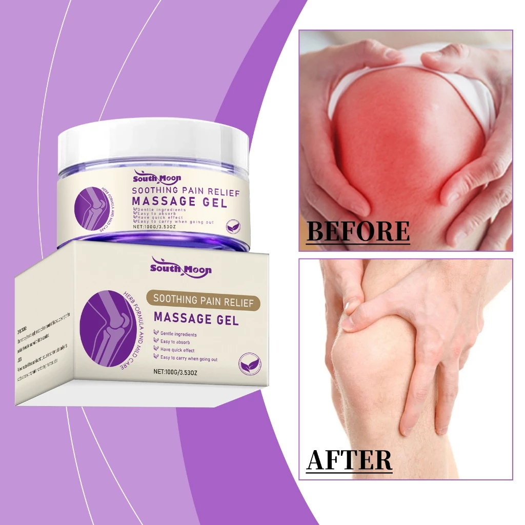 South Moon เจลนวดตัว เจลนวดคลายเส้น Joint Massage Gel เจลนวดผ่อนคลายข้อต่ออย่างอ่อนโยน ช่วยบรรเทาอาการไม่สบาย เจลสีม่วง