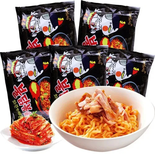 [แพ็ก 5] Samyang Buldak ซัมยัง บูลดัก บะหมี่กึ่งสำเร็จรูป Samyang Ramen Buldak Hot Chicken, Samyang 