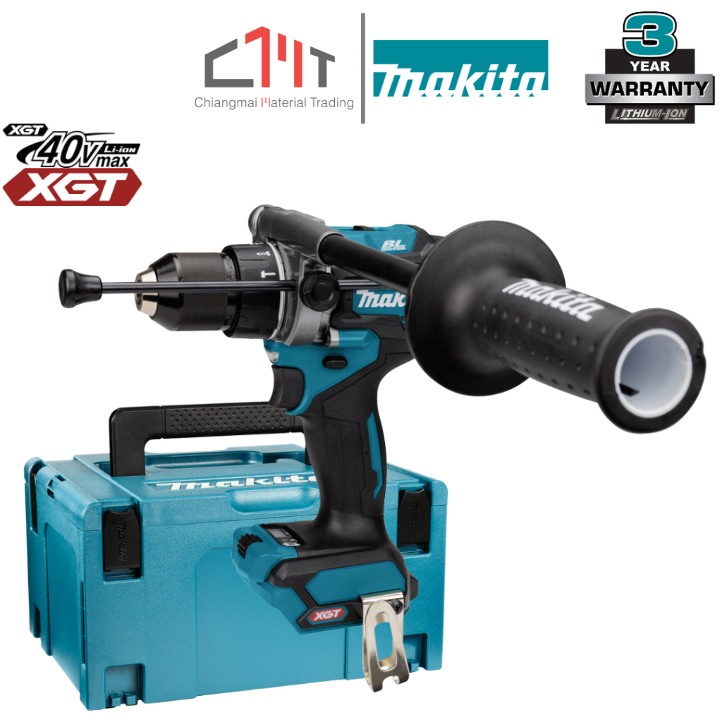 MAKITA สว่านกระแทกไร้สาย 40V ขนาด 13mm. (1/2") 125 Nm. No.HP001GZ01 (เฉพาะตัวเครื่อง)