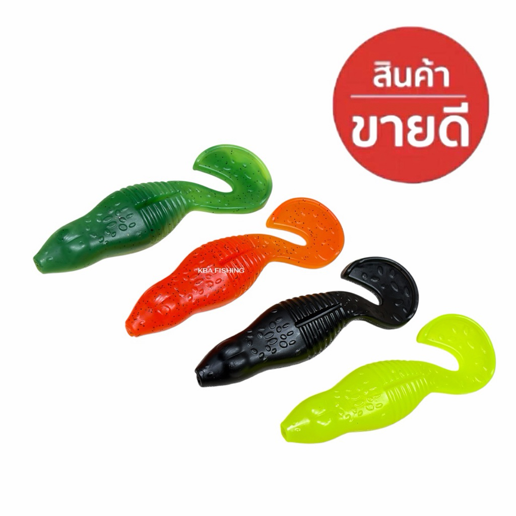 New !! เหยื่อยาง ทรง พริ้ม สคริปปิ้ง skipping เหมาะกับงานชะโด - LOCK 6 - (15591)