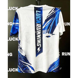 เสื้อวิ่งพิมพ์ลาย LRN เสื้อวิ่ง เนื้อผ้า Super Air Flow สำหรับวิ่งมาราธอน ออกำลังกาย (SF23)