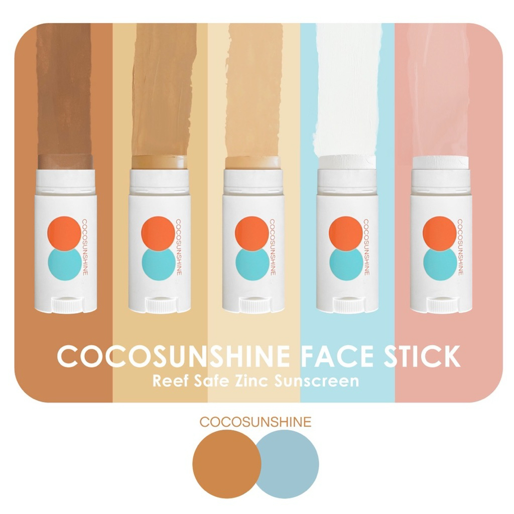 COCOSUNSHINE FACE STICK 17g Sun stick zinc กันแดดชนิดแท่ง สำหรับเซิร์ฟและกีฬาทางน้ำ