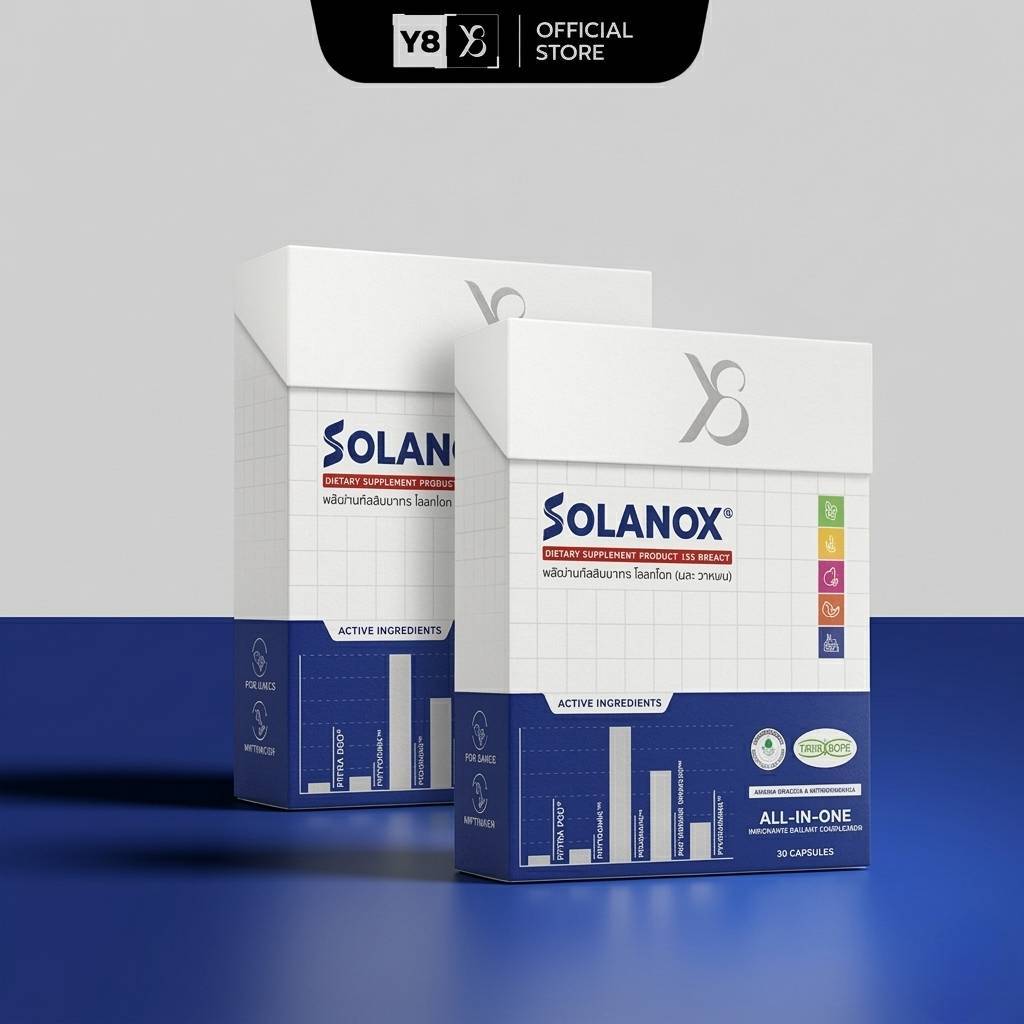 Y8 SOLANOX อาหารเสริม 30แคปซูล 2 กล่อง ลดฝ้า กระ ผิวหมอง ทาครีมไม่หาย ส่งฟรีส่งด่วนภายในวัน