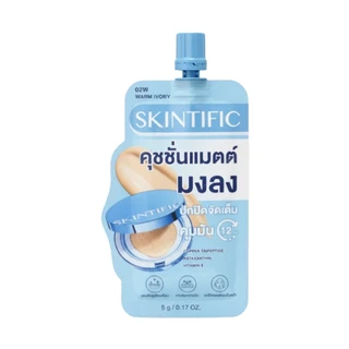 Skintific Perfect Stay Velvet Matte Cushion ( ซอง 5 กรัม) สคินทิฟฟิค เพอร์เฟกต์ สเตย์ เวลเวท คุชชั่น