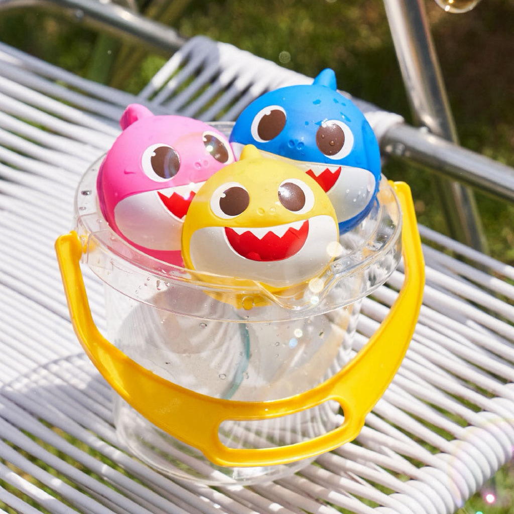 [My Little Tiger] 🦈 Pinkfong Baby Shark  Silicon Baloon | ลูกโป่งน้ำซิลิโคน ใช้ซ้ำได้  ของเล่นเล่นน้