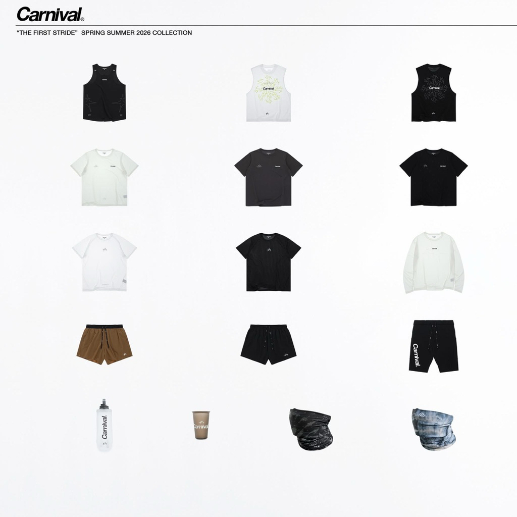 (พร้อมส่ง) ของแท้ 100% Carnival Running “The First Stride” Spring Summer 2026 Collection
