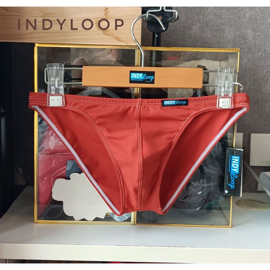 Indy Loop Underwear กางเกงชั้นใน ผ้าSpandex แบบบิกินี ระบายอากาศได้ดี แฟชั่นสําหรับผู้ชายโดยเฉพาะ เน้นความเซ็กซี่