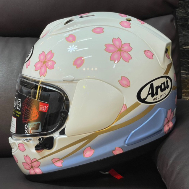 💥สินค้าพร้อมส่ง💥แถมฟรี💥ชิวปรอท Rx-7x Sakura White ลายซากุระขาวฟ้า งาน1:1