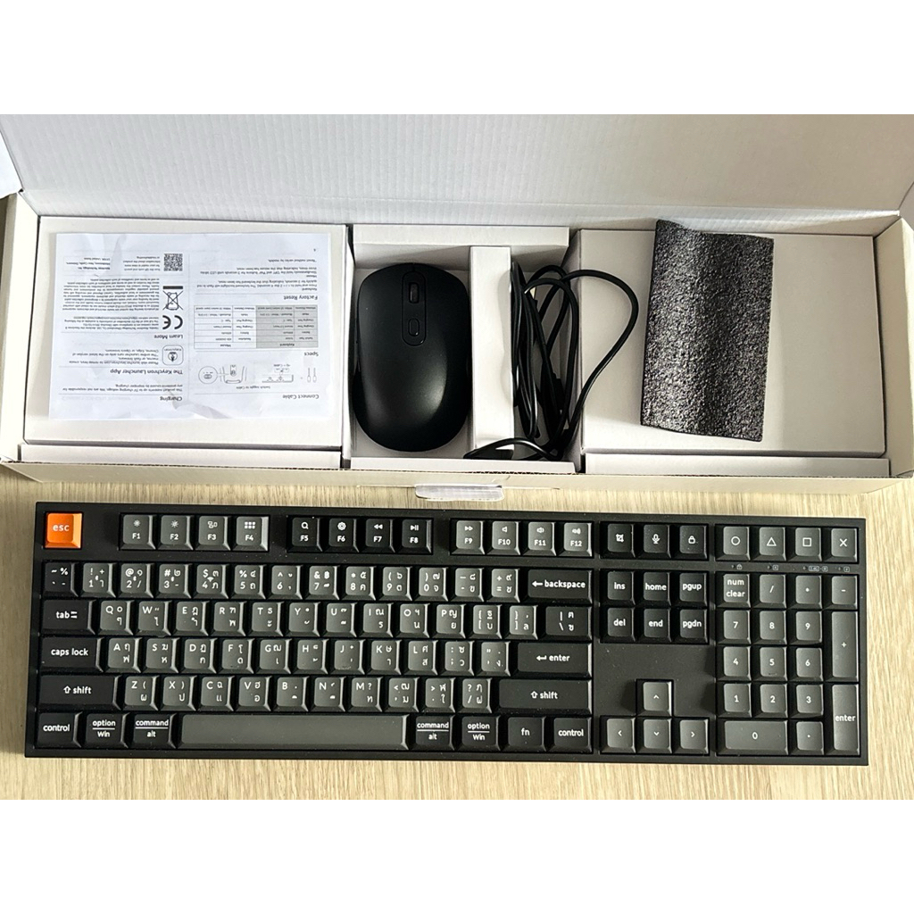 Keychron B36 Combo Wireless keyboard&Mouse ชุดคีย์บอร์ดเมาส์ ขนาด 100% ประกัน ศูนย์ไทย 2 ปี