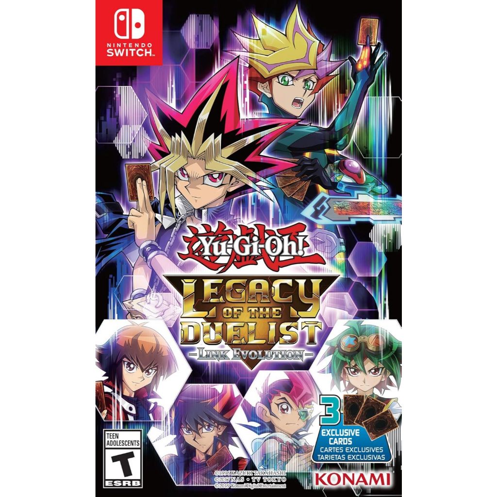 Yu-Gi-Oh! Legacy of the Duelist Link Evolution วิดีโอเกมมือสอง Nintendo Switch (NS) รุ่นสหรัฐอเมริกา