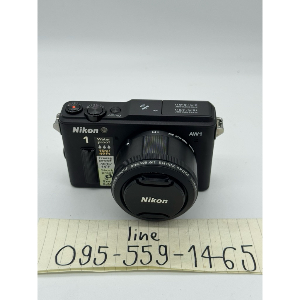 กล้อง nikon aw1 waterproof ติดเลนส์ 10 f2.8