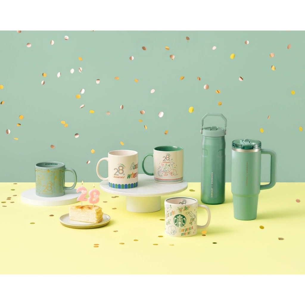 🔥Pre-Order🔥 Starbucks Taiwan 🇼🇸 28th Anniversary✨🎂 Selected EXCLUSIVE สตาร์บัคส์ไต้หวัน แก้ว กระเป๋า