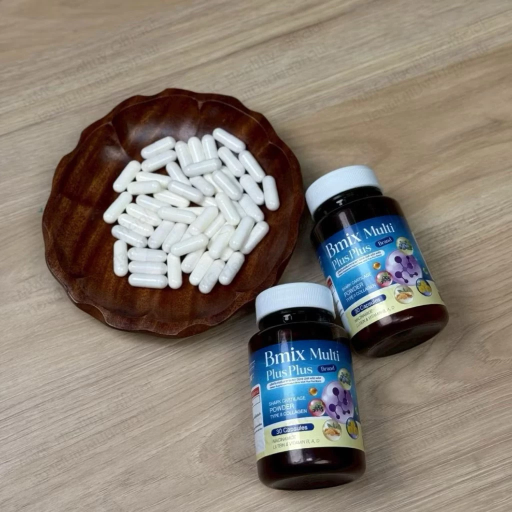 บีมิกซ์ B-MIX (1 กระปัก 30 แคปซูล)วิตามินเพื่อสุขภาพ B1 B6 B12 บำรุงข้อ กระดูก สายตา ตึงคอบ่าไหล่ วัย 40+ thumbnail 6