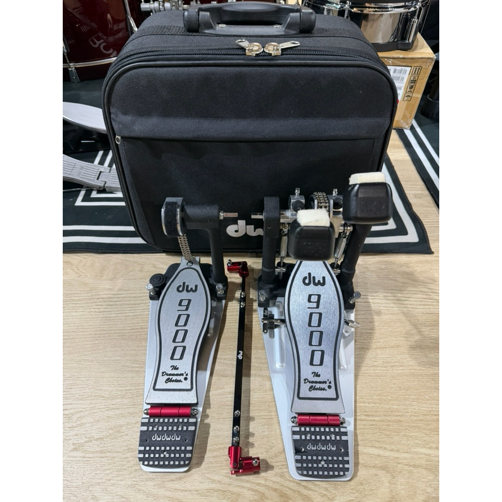 กระเดื่องคู่ DW9002 [9000 Series Double Bass Pedal] แถมฟรี กระเป๋าตรงรุ่นใส่กระเดื่องdw มือ2 สภาพเหม