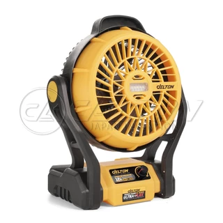 DELTON พัดลมไร้สาย 12 นิ้ว 2 ระบบ AC/DC ปรับแรงลมได้ มีไฟ LED รุ่น FN-12INCH ใช้งานร่วมกับแบตเตอรี่ DELTON UltraFlex
