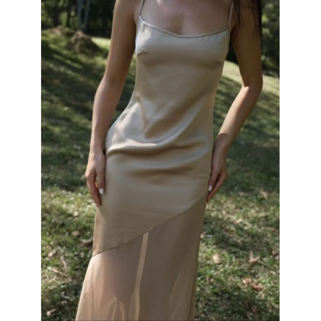 ส่งต่อ CHANUN tiffany dress size S สี Taupe