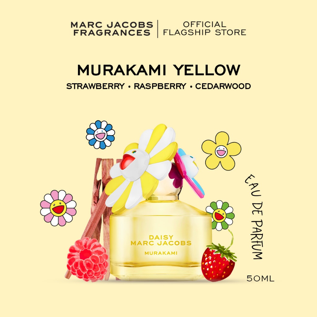 Marc Jacobs Daisy Murakami Yellow Limited-Edition Eau de Parfum for Women 50ml | Floral Perfume