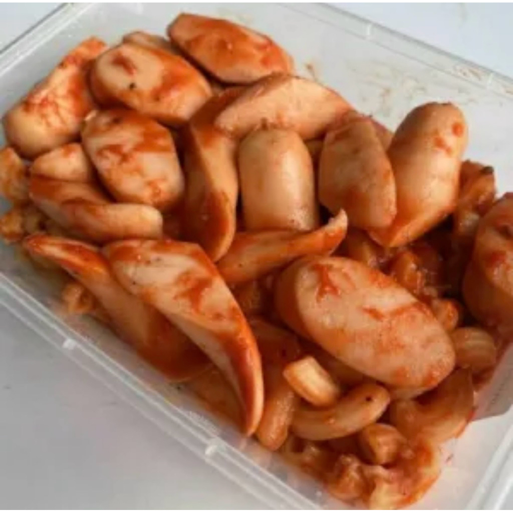 มักกะโรนีไส้กรอก ไร้น้ำมัน