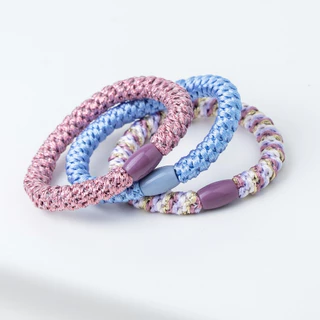 invisibobble ยางรัดผม ถนอมเส้นผม ดีไซน์ถัก รุ่น TWISTAR (1 กล่องบรรจุ 3 ชิ้น)