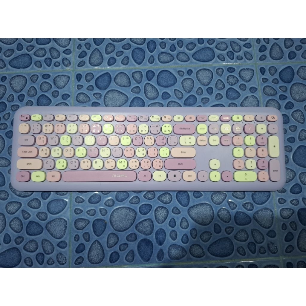 คีย์บอร์ด Mofii Lollipop Keyboard Silent Lollipop Mixed Purple
