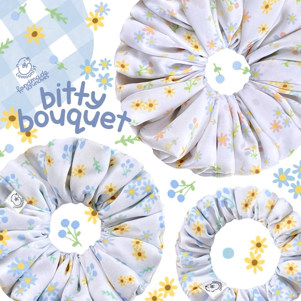 Lamoonist scrunchies • Bitty bouquet