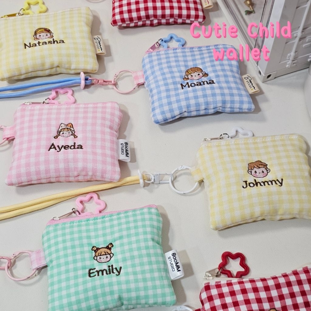 Cuties Child Wallet กระเป๋าสตางค์ปักชื่อ รูปที่ 7