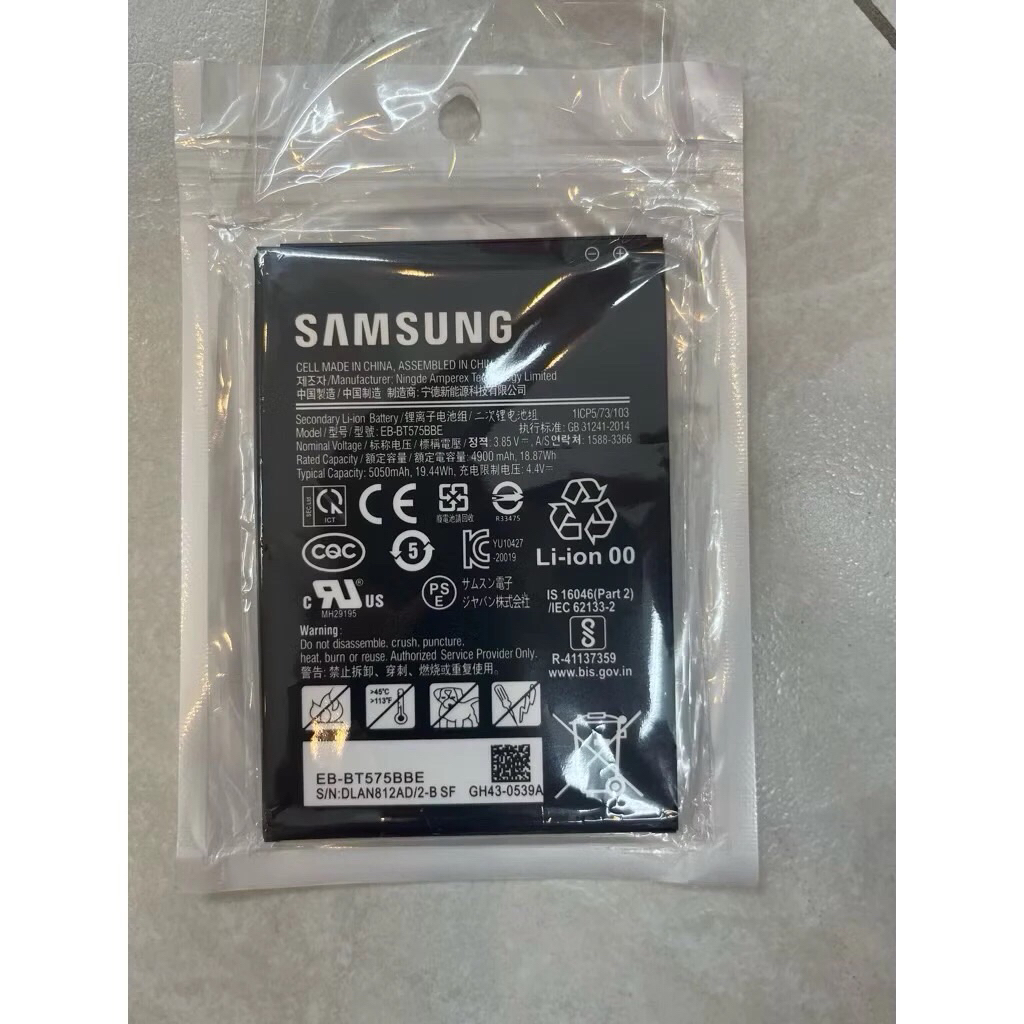แบตเตอรี่ Samsung Galaxy Tab Active 3 SM-T570 SM-T575 EB-BT575BBE 4900mAh ประกัน 3 เดือน