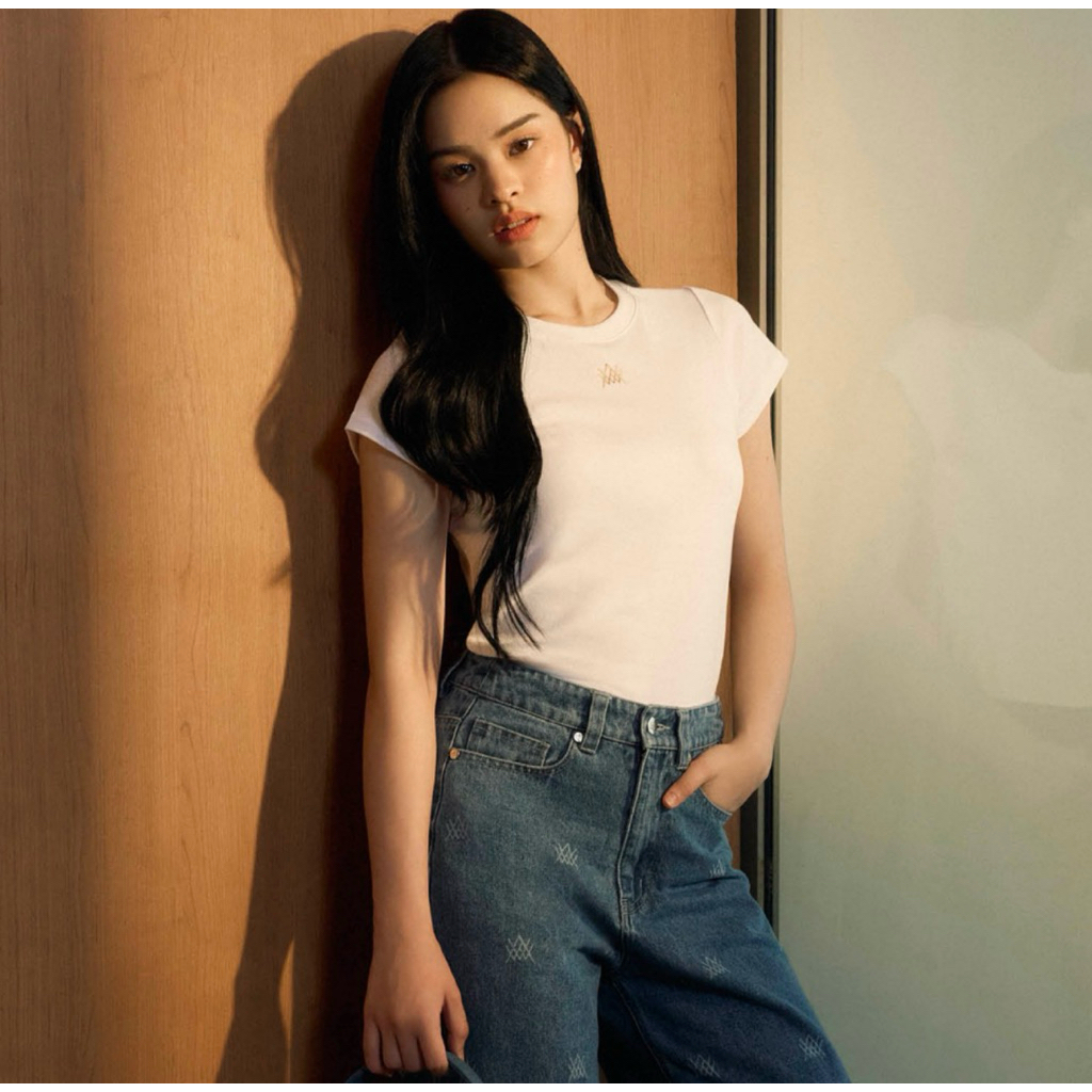 WACAY - Baby Tee (New Version) เสื้อครอปปักโลโก้แบรนด์
