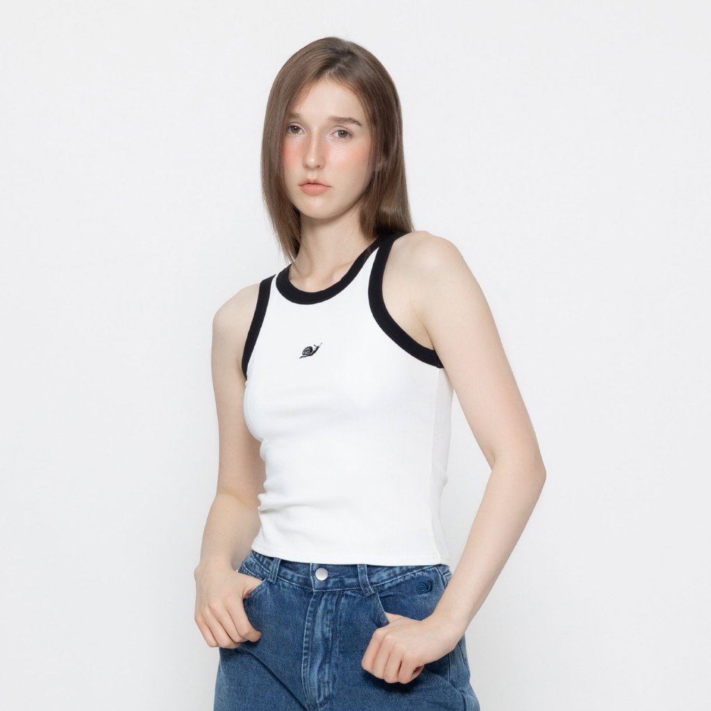 Classy Club - เสื้อกล้าม เสื้อเเขนกุด รุ่น Take It Slow Tank Top