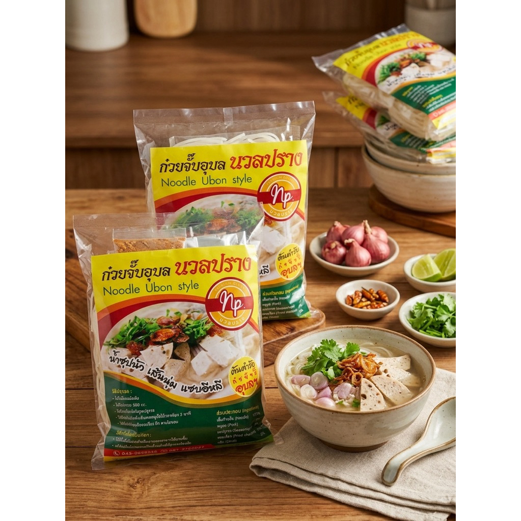 ก๋วยจั๊บอุบล นวลปราง (Noodle Ubon style)