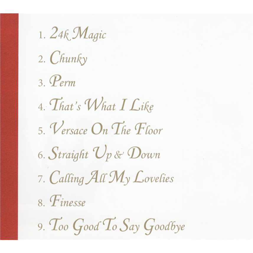 CD Audio เพลงสากล R&B Bruno Mars รูปที่ 2