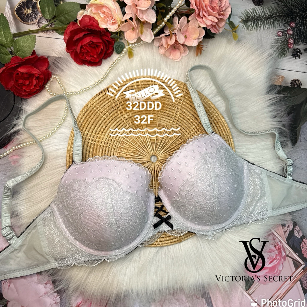 Victoria’s Secret ใหม่มาก 32DDD/32F ฟองบาง สะอาด