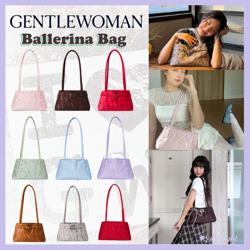 🩰💯Gentlewoman Ballerina Bag กระเป๋าผ้า กระเป๋านักบัลเล่ย์ สะพายไหล่ กระเป๋านุ่ม gentlewomen