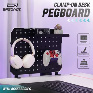 ERGONOZ PANEL03 PEGBOARD DIY ชั้นวางของติดโต๊ะ 47 cm.