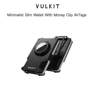 VULKIT VCL400 Minimalist Slim Wallet With Money Clip Airtag …