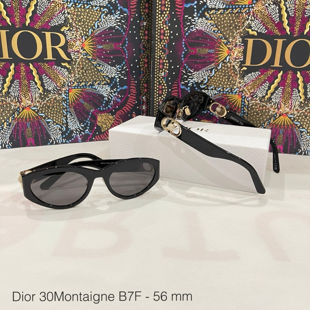 แว่นกันแดด Dior 30Montaigne B7F แว่นกันแดดของแท้100%