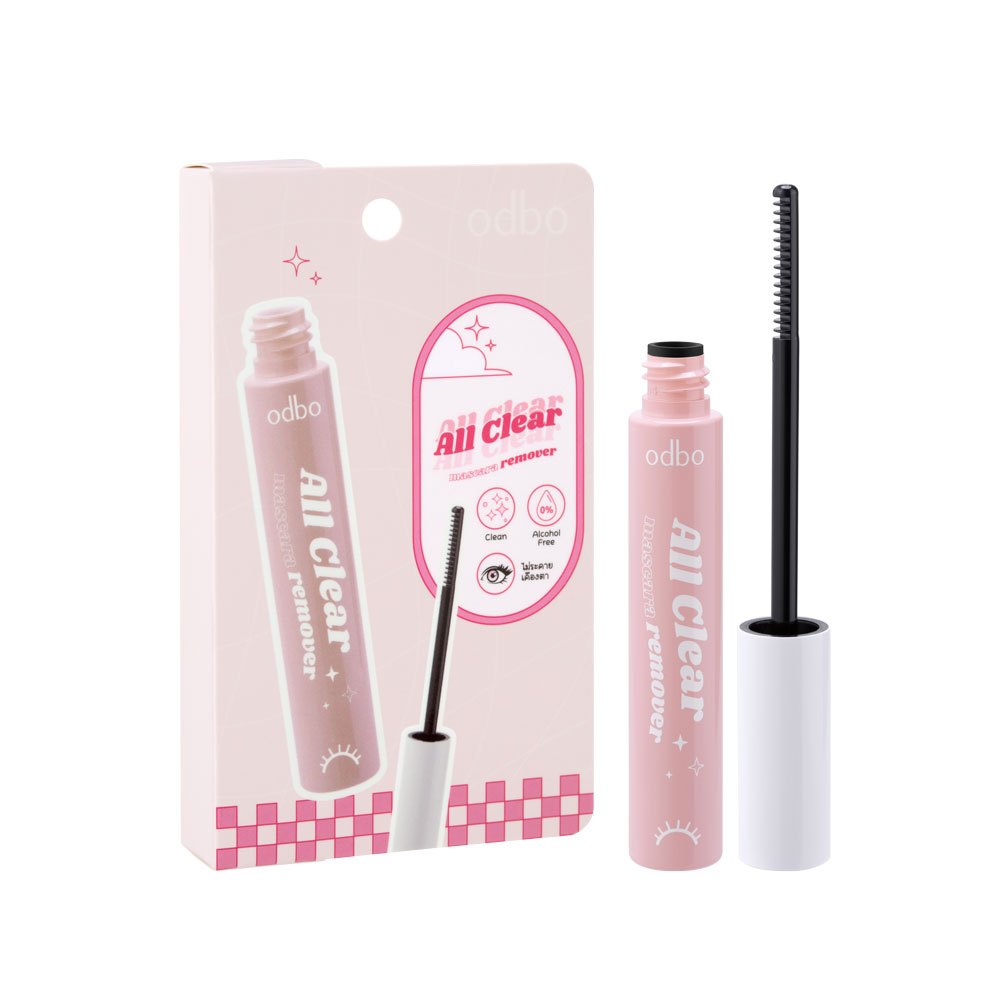 ถูก/แท้/มีไลฟ์ ที่ล้างมาสคาร่า ODBO All Clear Mascara Remover รีมูฟเวอร์ มาสคาร่ารีมูฟเวอร์ ล้างมาสคาร่า ทำความสะอาดขนตา รูปที่ 2