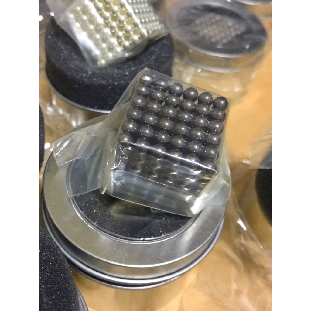 Neodymium Magnetic Balls Magnet216PCS/ 5MM. 216เม็ดลูกบอลแม่เหล็ก