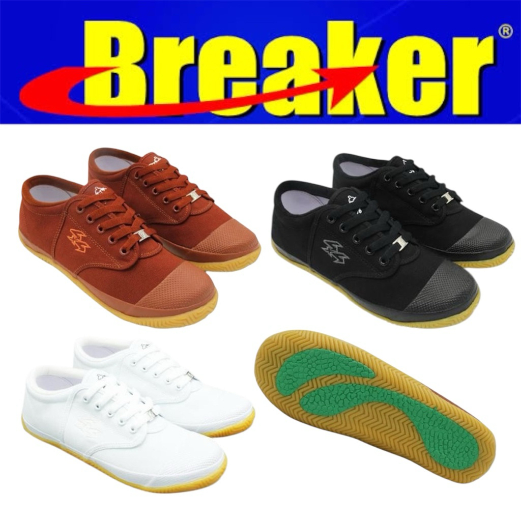 Breaker Futsal BK4 รองเท้านักเรียน รองเท้าผ้าใบนักเรียน รองเท้า เบรกเกอร์ฟุตซอล