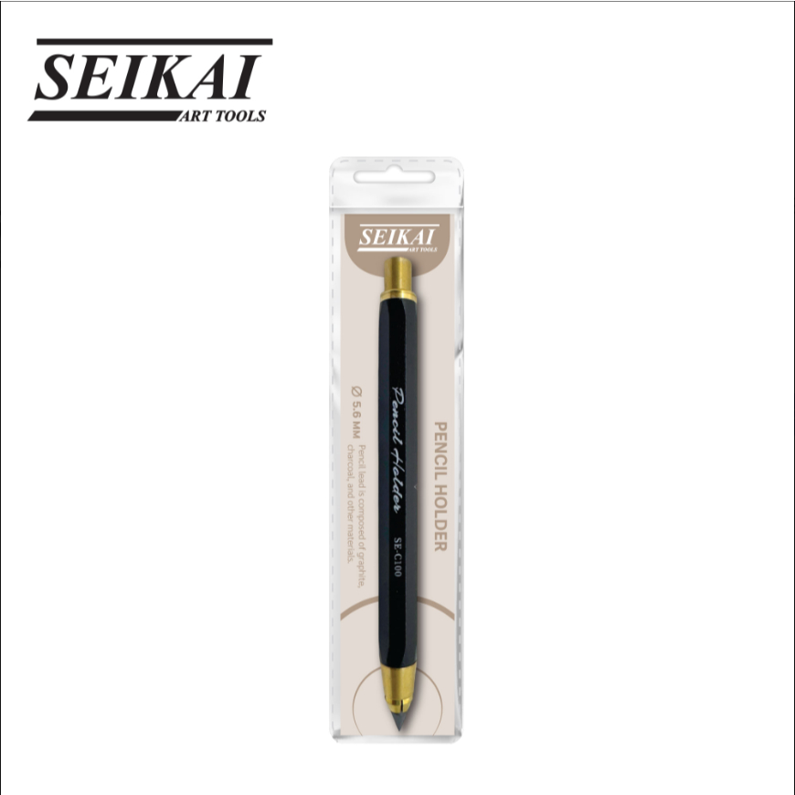 Seikai Graphite + Charcoal + Other material Pencil Holder and Refill 5.6 mm. I ด้ามจับและไส้ดินสอขนาด 5.6 มม.
