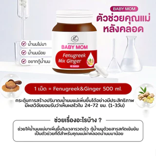 Babymom 100 แคปซูล เพิ่มน้ำนม [ทานได้2เดือน]