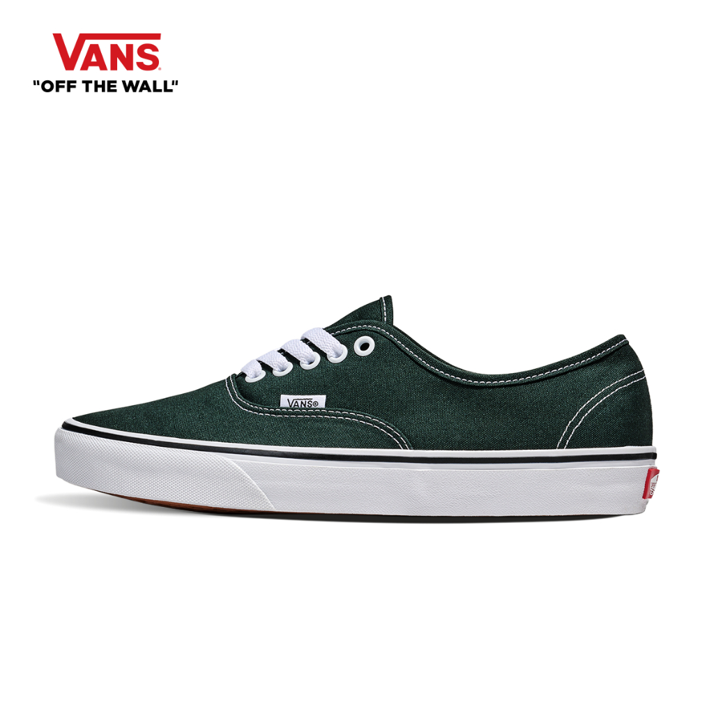 VANS AUTHENTIC - GREEN WHITE รองเท้า ผ้าใบ VANS ชาย หญิง