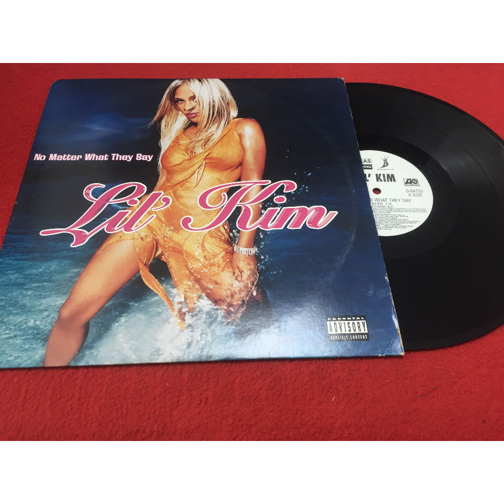 Lil' Kim -  0No Matter What They Say ขนาด 12 นิ้ว LP ร้าน PinHaiMusic B123