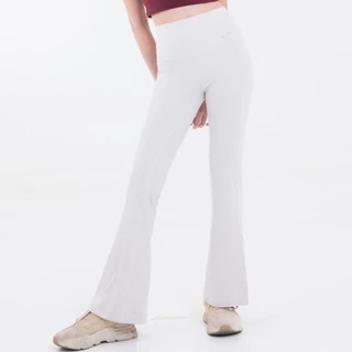Lunar Gymwear - Flare Pant - กางเกงออกกำลังทรงขาม้าผ้าเรียบ เท่เก๋ไม่ซ้ำใคร ผ้านิ่มใส่สบาย จะลุคไหนก็เอาอยู่
