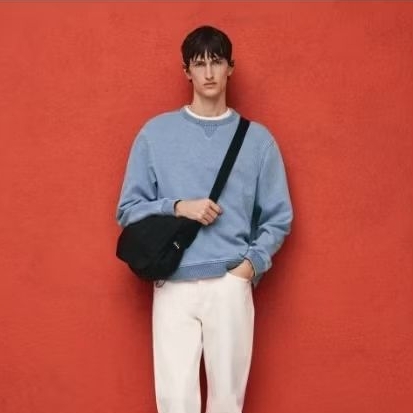 H&M Regular Fit Washed Sweater size M แท้💯✅️