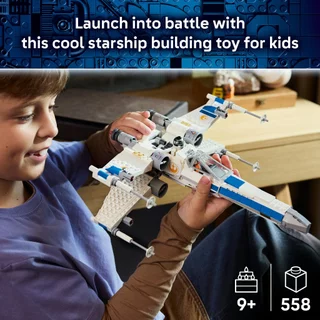 LEGO Star Wars 75460 New Republic X-Wing Starfighter (558 Pieces), Building Blocks, Kids Toy