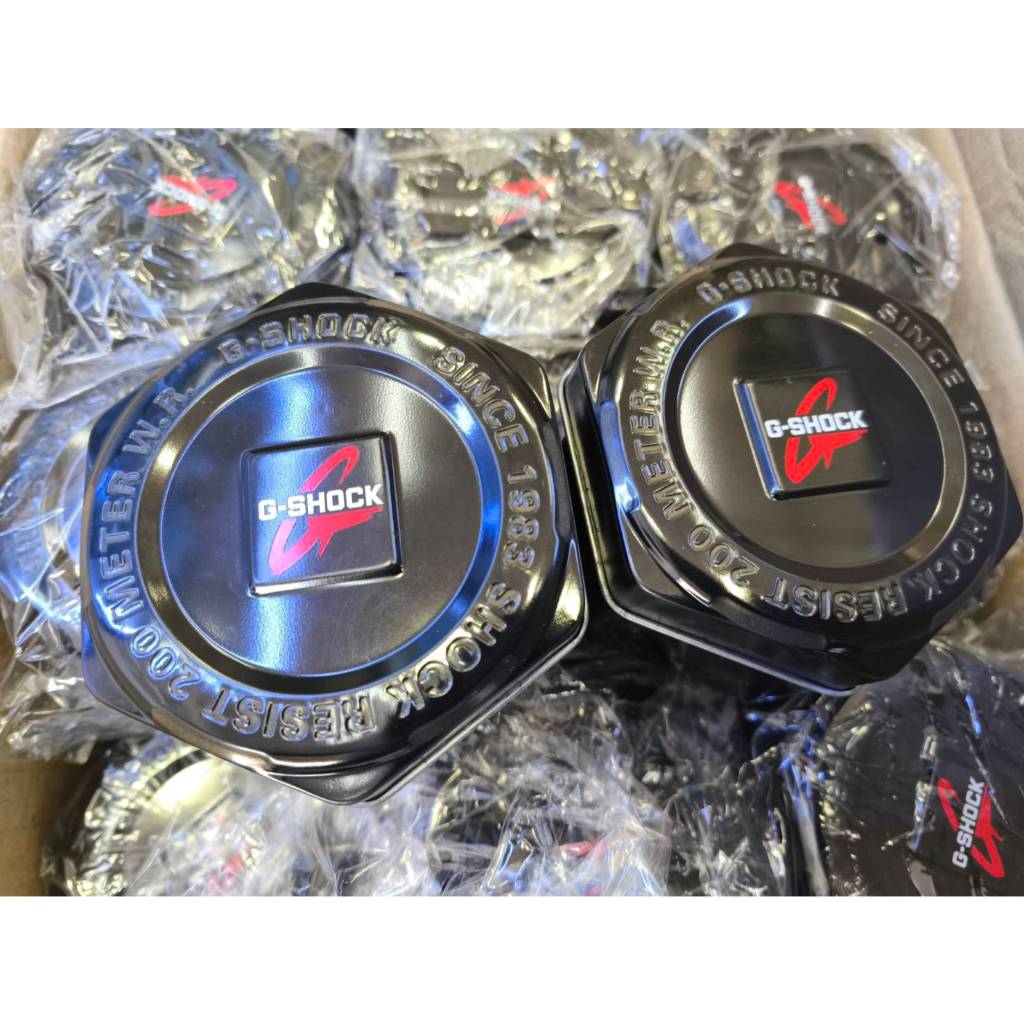 กล่องนาฬิกา G-Shockของแท้ กล่องเหล็กสีดำ