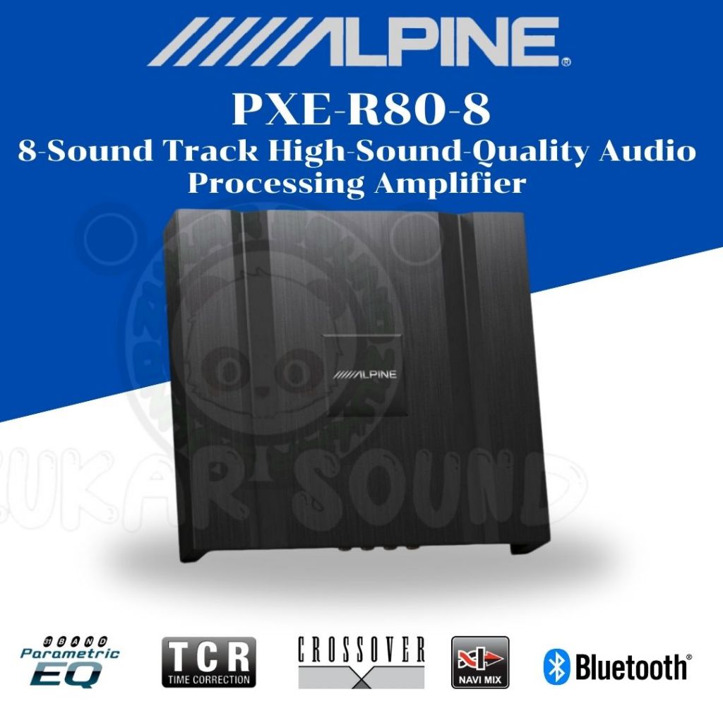 ALPINE PXE-R80-8 (DSP 8 CHANNEL) SOUND PROCESSOR ไดนามิคเสียงดีขึ้นอย่างชัดเจน ของแท้ มีใบรับประกัน🎶