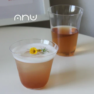 🥃 Crystal Slim Glass 🥃 แก้วดื่มนำ้ สไตล์ ญี่ปุ่นลักษณะโค้งบาง ไล่ความหนา