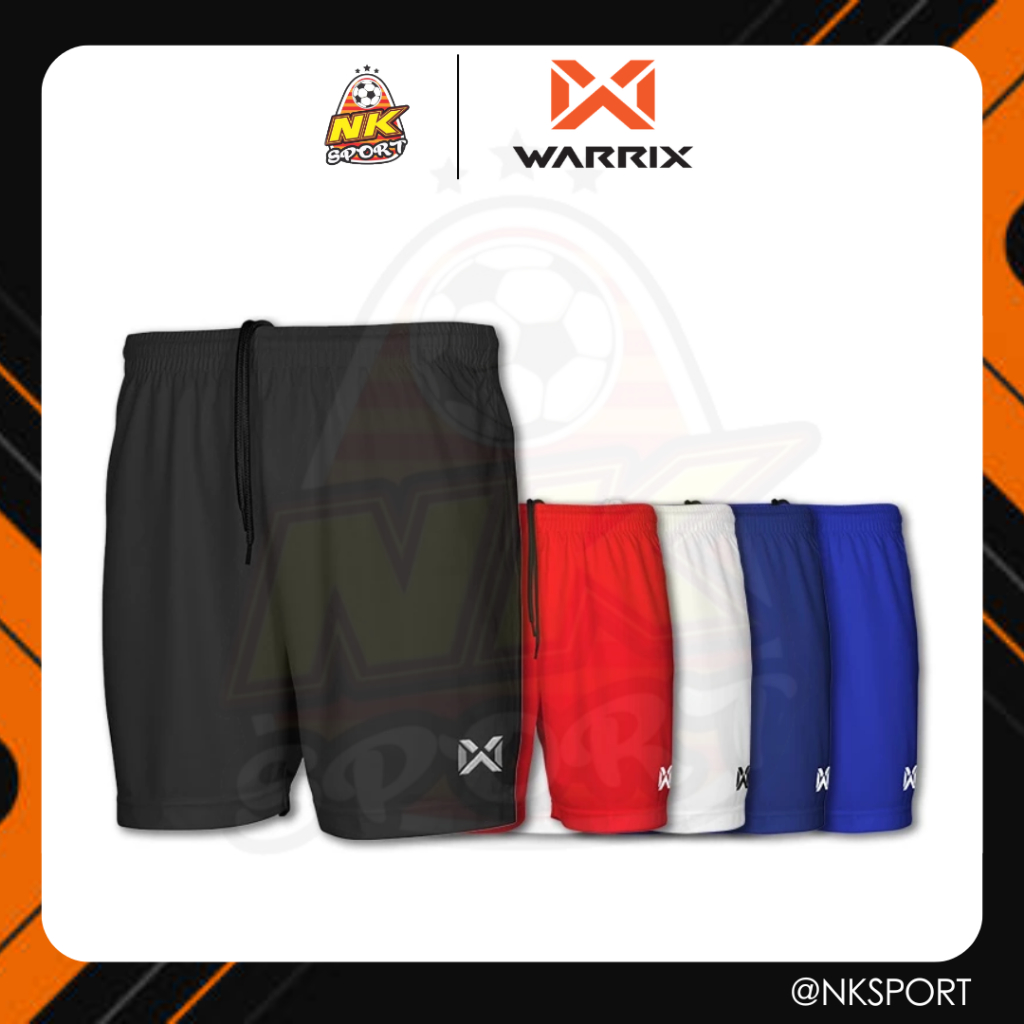 WARRIX กางเกงฟุตบอล วอริกซ์ WP-1509 size S -7XL นุ่มลื่น บางเบา สวมใส่สบาย ระบายอากาศได้ดี เอวยางยืด พร้อมเชือกผูกเอว